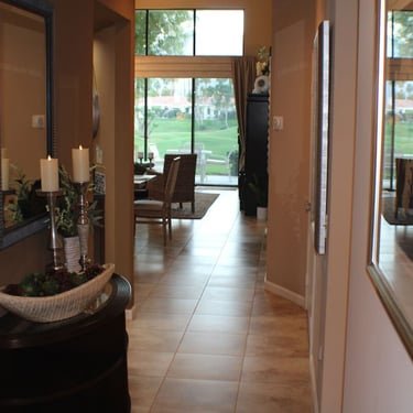 Hallway toward dining