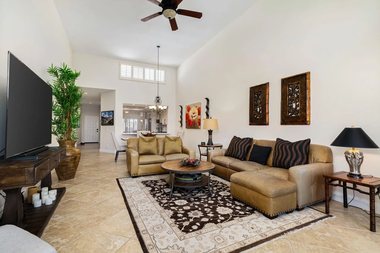 Living room with sectional