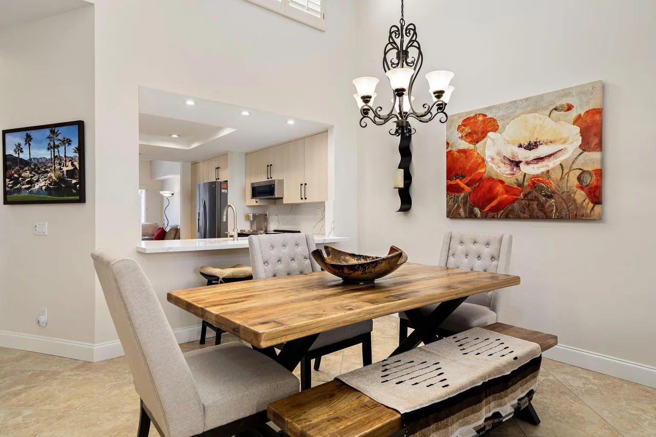 Dining room, alternate view